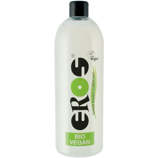EROS Classic Line Bio Vegan Water-Based Lubricant 100 ml bottle with a clear label and sleek design.