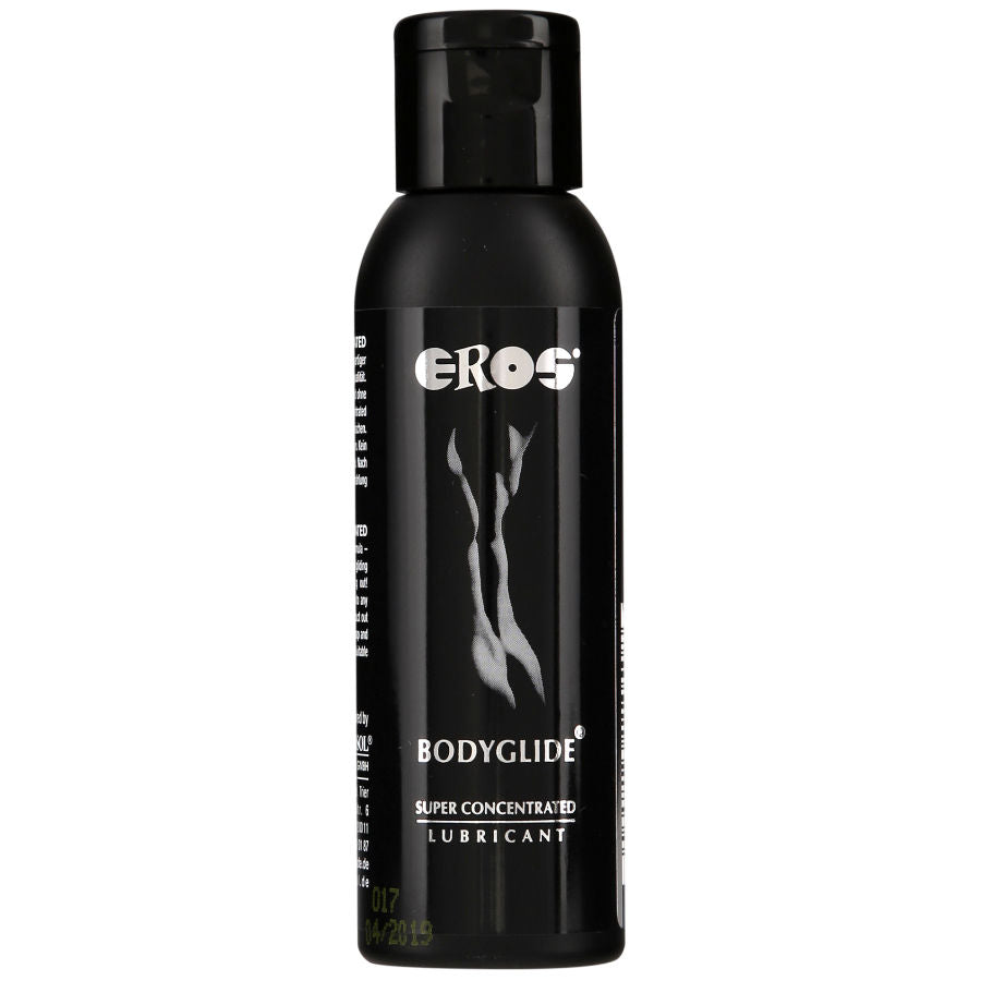 Lubricante de silicona superconcentrado EROS CLASSIC LINE en envase de 50 ml, ideal para uso íntimo, con textura suave y duradera.