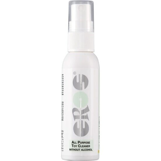 Limpiador de juguetes multiusos EROS Classic Line, frasco de 50 ml con líquido para limpiar juguetes de forma segura.