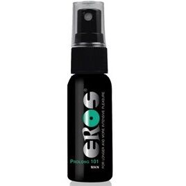 Spray retardante EROS PROLONG 101 de la línea clásica, envase de 30 ml, con botella y etiqueta visible.