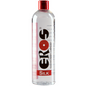 Lubricante de silicona médico EROS Silk de 250 ml, frasco con etiqueta blanca y tapa negra, para uso íntimo y profesional