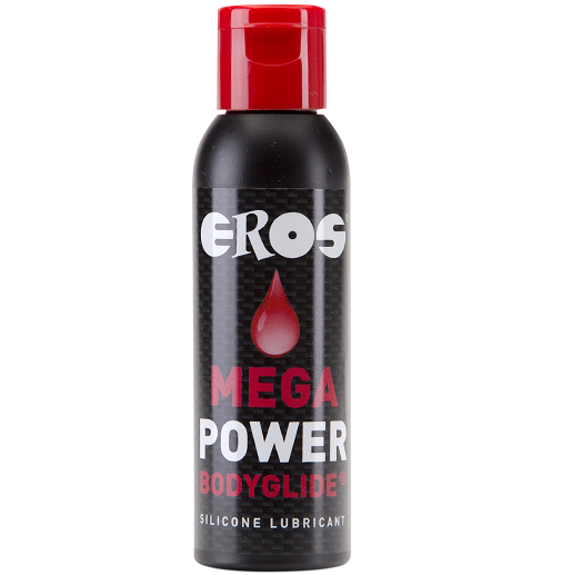 Lubricante de silicona EROS POWER LINE Power Bodyglide en envase de 50 ml, textura suave y fácil de aplicar para mayor comodidad