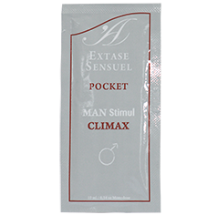 Ampolla de 10 ml de EXTASE SENSUAL Climax Estimulante Masculino, líquido para potenciar el rendimiento sexual masculino.