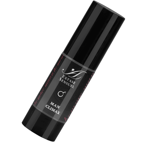 EXTASE SENSUAL Climax Stimulator for Her, featuring a sleek bottle design with a feminine touch and clear labeling.