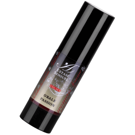 EXTASE SENSUAL unisex stimulant bottle with a sleek design and label featuring vibrant colors and enticing graphics.