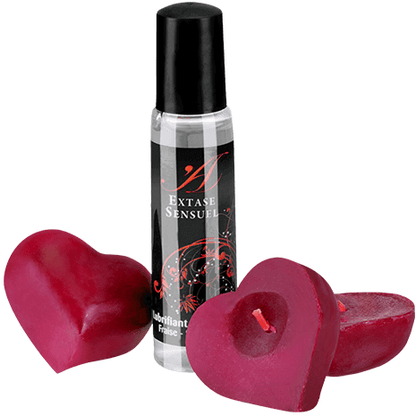 Imagen de la caja de EXTASE SENSUAL Noches de Seda, producto de bienestar sensual con diseño elegante y suave acabado en tonos claros