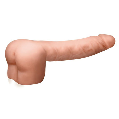 Masturbador todo en uno XL de EXTREME TOYZ, pene y ano, con textura realista y diseño compacto para placer masculino.