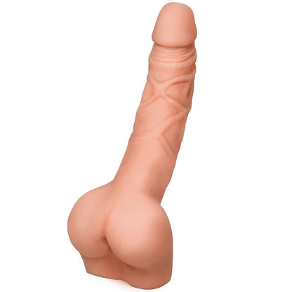 Masturbador todo en uno XL de EXTREME TOYZ, con diseño realista de pene y ano para uso íntimo, en color natural.
