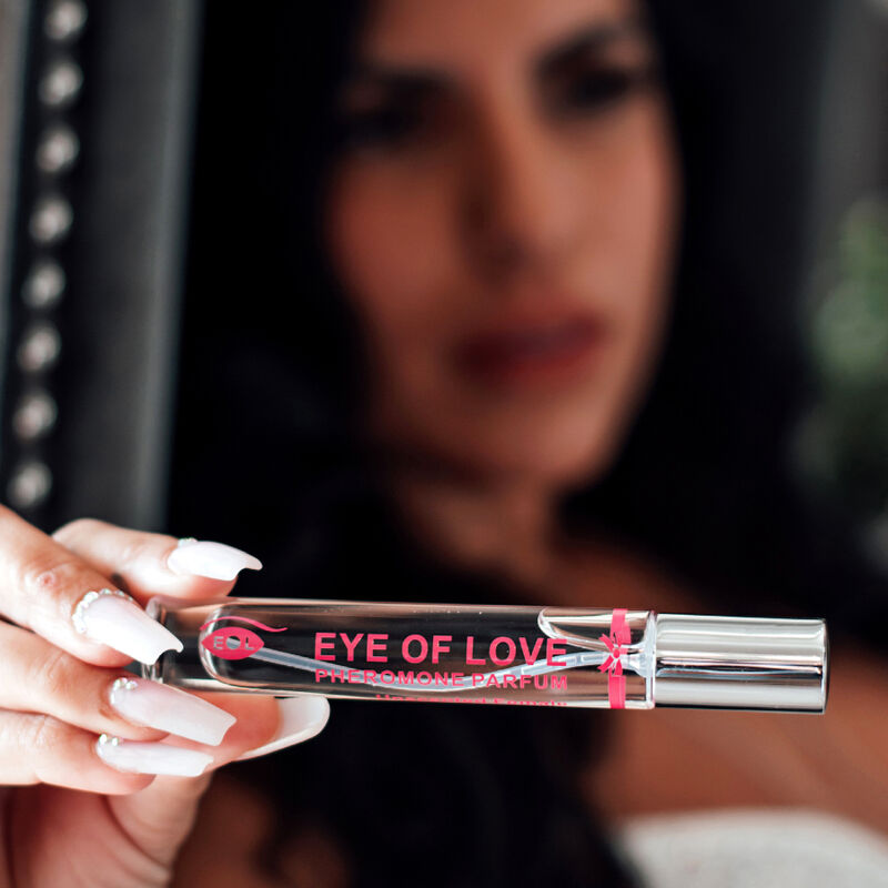 Perfume EOL PHR de 10 ml sin aroma de Eye of Love con feromonas para mujer, frasco pequeño y elegante