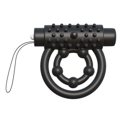 Fantasy C-Ringz remote control performance ring in black, designed for enhanced pleasure and comfort.