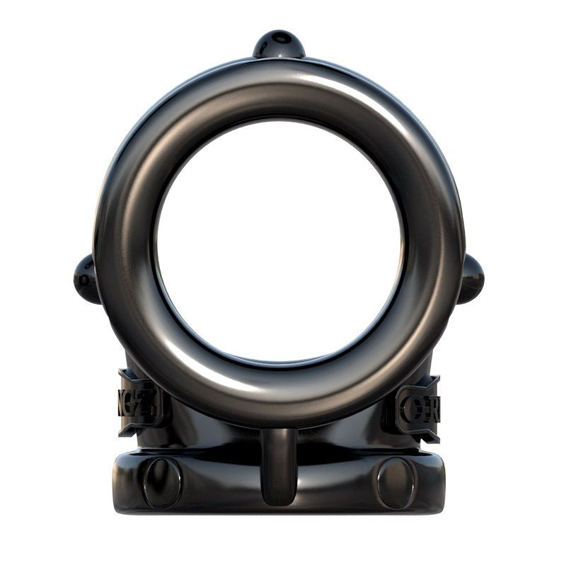 Anillo de silicona FANTASY C-RINGZ ROCK HARD PIPE en color negro, con diseño ergonómico y superficie lisa para uso cómodo.