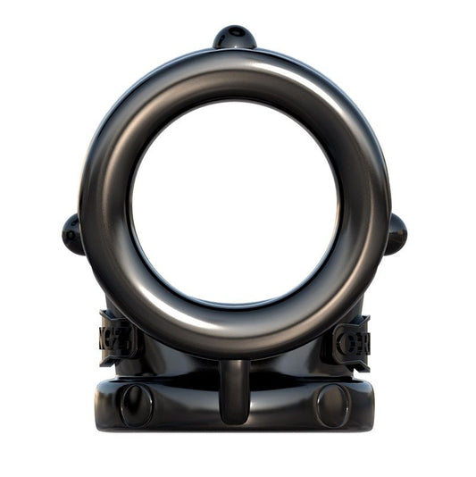 Anillo de silicona FANTASY C-RINGZ ROCK HARD PIPE en color negro, con diseño ergonómico y superficie lisa para uso cómodo.