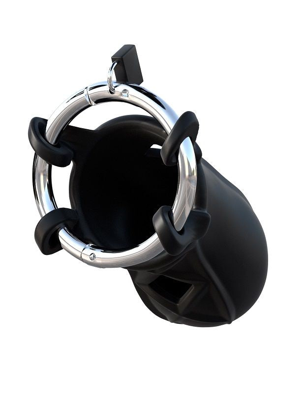 Fantasy C-Ringz Sensual Silicone Penis Cage showcasing its textured design and flexible fit for enhanced pleasure.