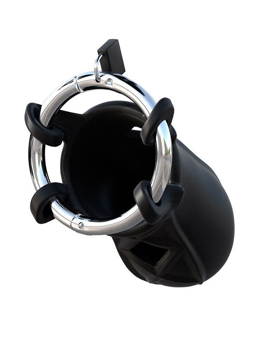 Fantasy C-Ringz Sensual Silicone Penis Cage showcasing its textured design and flexible fit for enhanced pleasure.