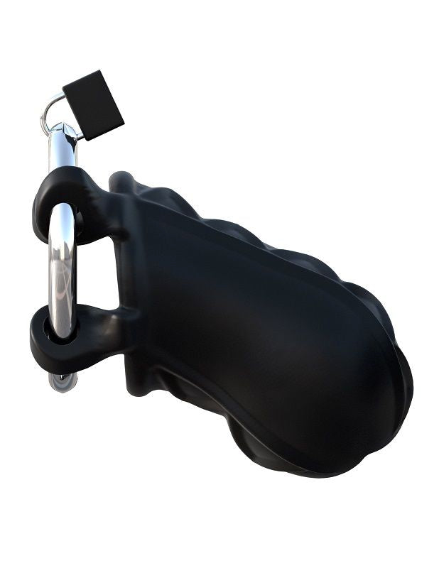 Silicone penis cage by Fantasy C-Ringz, featuring a sleek design for enhanced sensual experience.