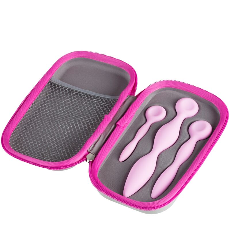 Conjunto de 3 dilatadores vaginales FEMINTIMATE IntimRelax, accesorios para cuidado íntimo femenino.