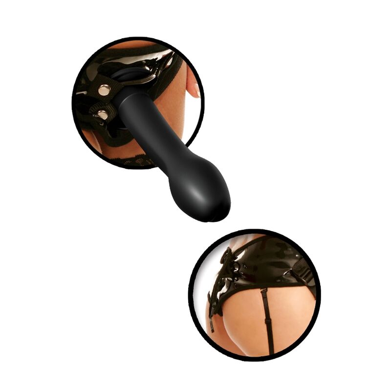 Fetish Fantasy Series strap-on set with 15cm harness, featuring adjustable straps and a realistic design.