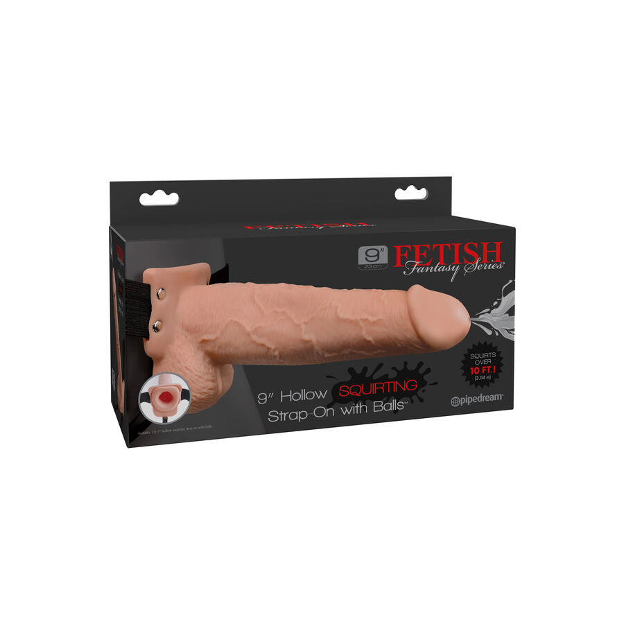 FETISH FANTASY SÈRIES - ARNÈS AMB PENIS REALÍSTIC EYACULADOR 22,9CM