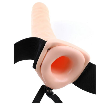 Arnés hueco de 19 cm de la serie Fetish Fantasy, color natural, diseñado para juegos de restricción y placer.