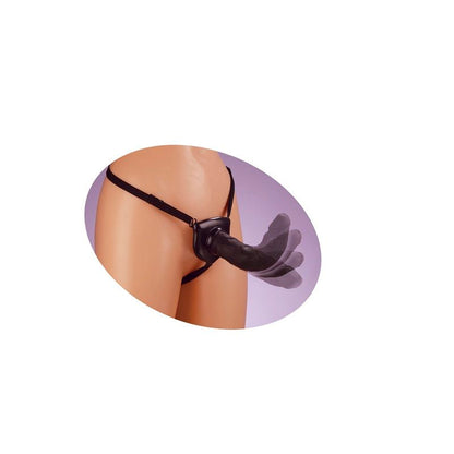 Realistic 18cm strap-on from Fetish Fantasy Series, showcasing detailed texture and design for enhanced pleasure.