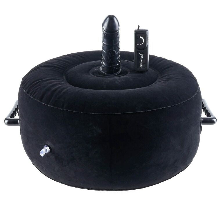 Fetish Fantasy Series Asiento Caliente with plush design and adjustable straps, showcasing a vibrant color and unique shape.