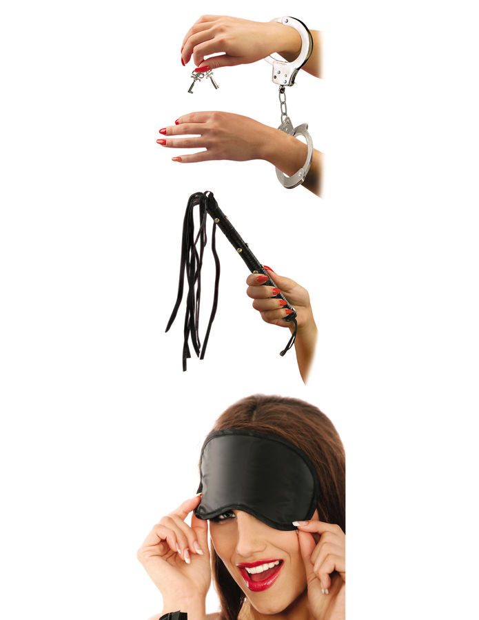 Kit de amantes de la fantasía de la serie Fetish Fantasy, accesorios para juegos de roles y disfraces eróticos.