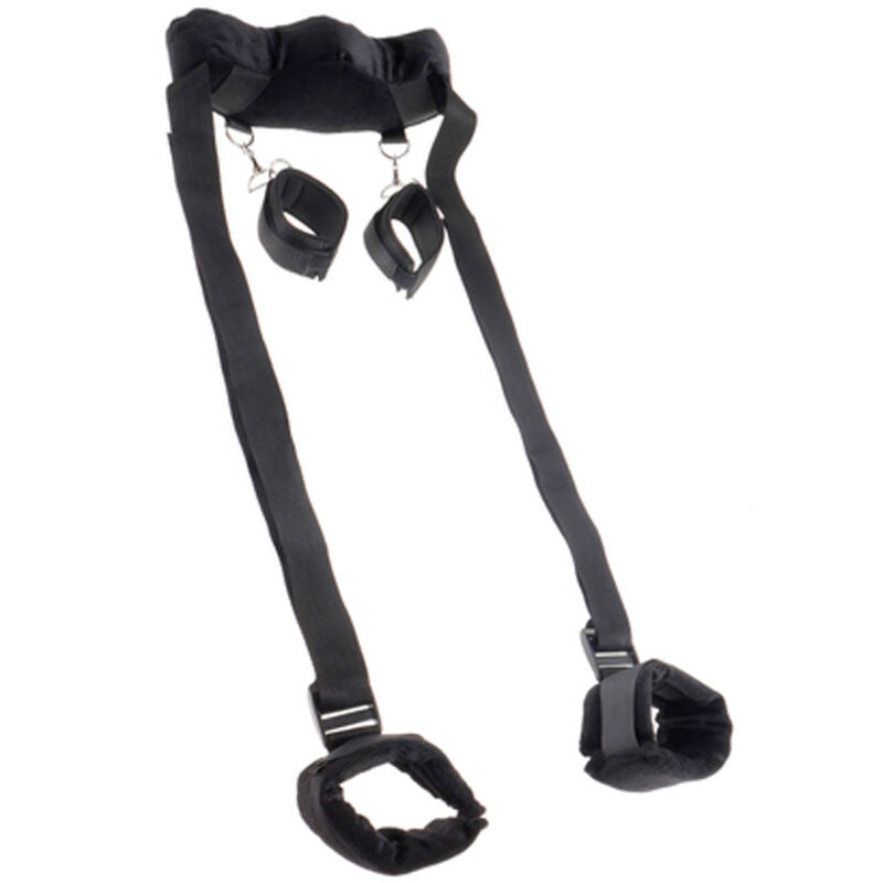 Fetish Fantasy Series Position Master with cuffs, featuring adjustable straps and a sturdy design for versatile positioning.