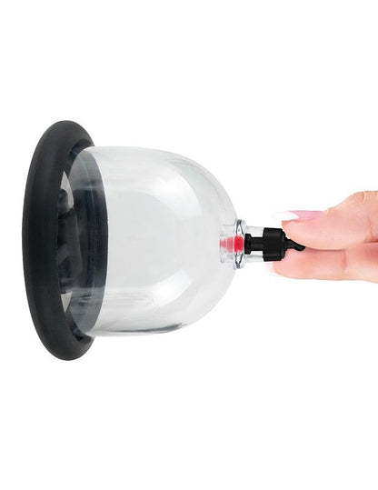 FETISH FANTASY SERIES 6-piece suction toy set displayed with various attachments and vibrant colors on a neutral background.