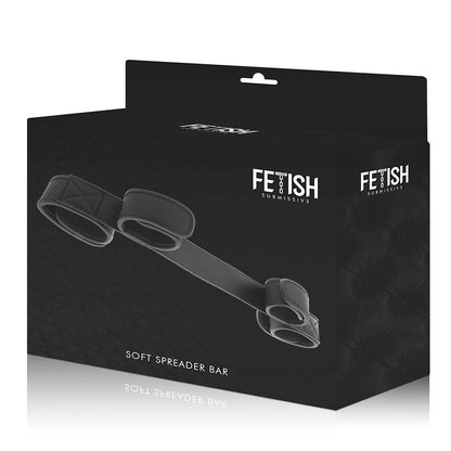 Barra separadora de bondage FETISH SUBMISSIVE con forro de neopreno, diseño para restricción y control en juegos BDSM.
