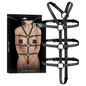 Arnés ajustable para torso y brazos de la marca Fetish Submissive Bondage, accesorio de bondage para juegos de dominación.