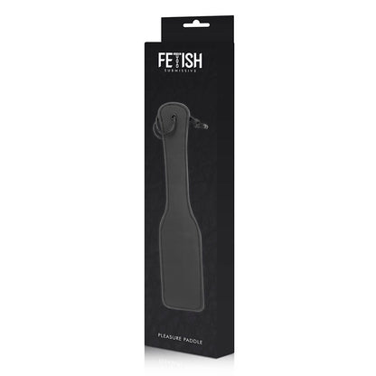 Fusta de cuero vegano para BDSM de la marca Fetish Submissive Bondage, con detalles de correa y cierre ajustable.