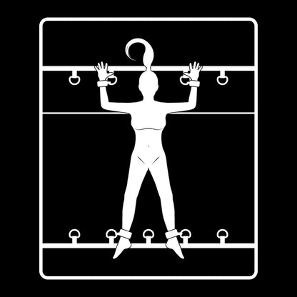 Conjunto de ataduras para cama de lujo de FETISH SUBMISSIVE BONDAGE con forro de neopreno, diseñado para juegos de restricción y sumisión.