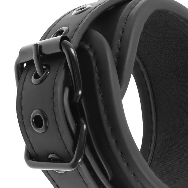 Esposas de manos y tobillos FETISH SUBMISSIVE BONDAGE con forro de neopreno, equipo de restricción para juegos de bondage.