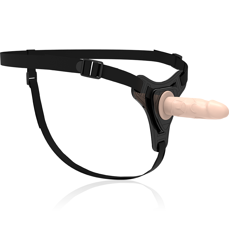 Arnés Fetish Submissive de silicona con diseño realista de 12.5 cm, en color Flesh, para uso erótico y sensual.