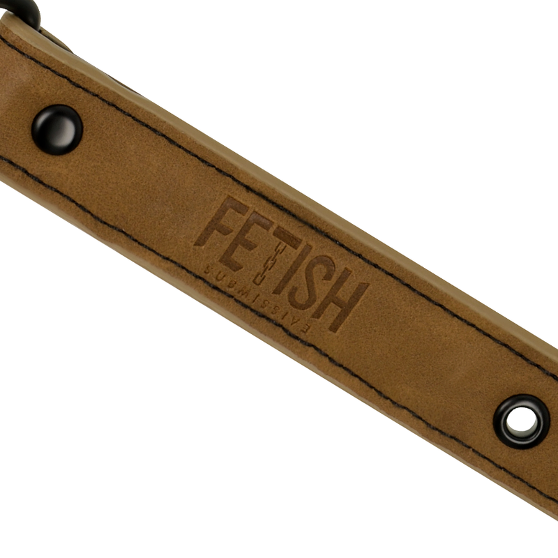Mordaza transpirable de la marca Fetish Submissive Origin, con diseño ajustable y material cómodo para restricción segura.
