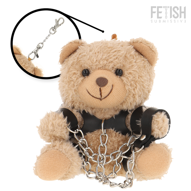 Osito de peluche BDSM Yogi de FETISH SUBMISSIVE de Rebel Toys, con detalles de diseño en estilo BDSM.