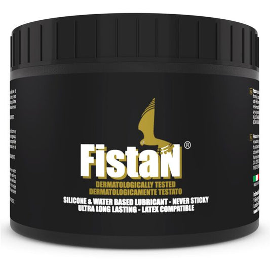 Gel lubricante anal FISTAN Lubrifist en frasco de 500 ml, con textura suave y transparente para mayor comodidad.