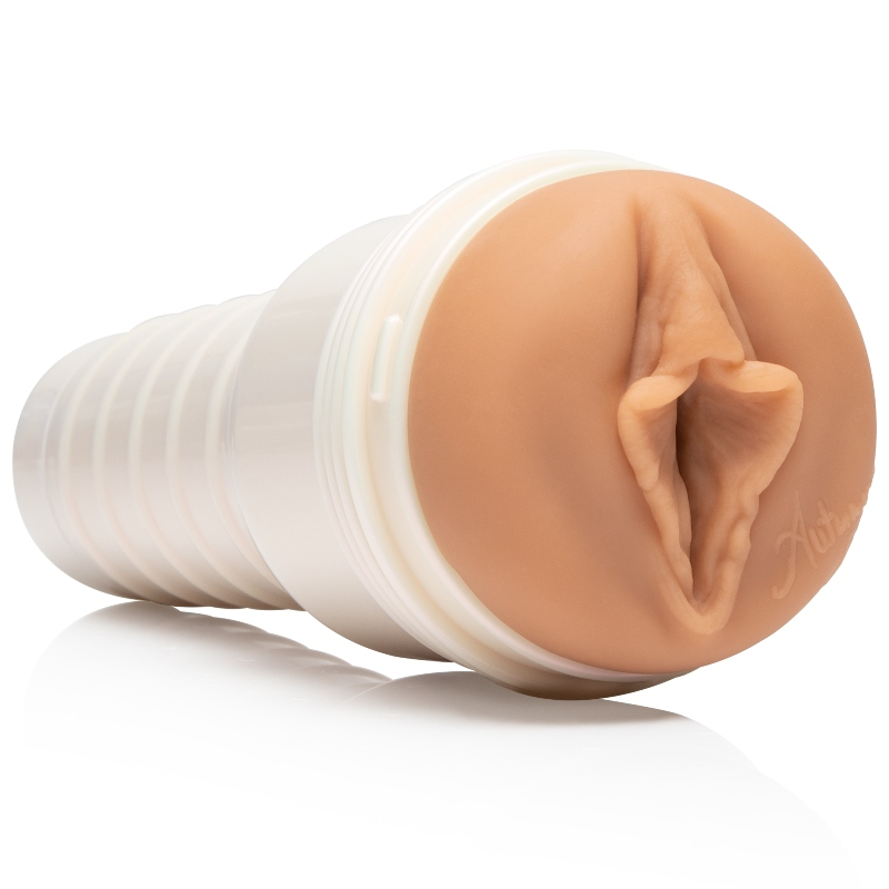 Fleshlight Girls Autumn Falls con textura cremosa y diseño de vagina, masturbador realista para adultos.