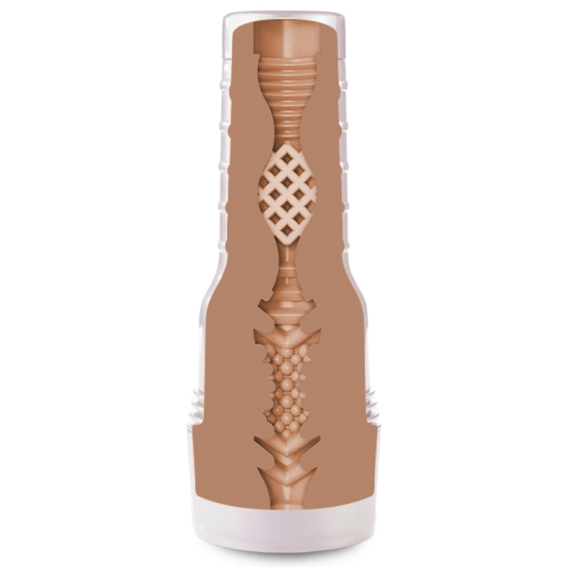 Fleshlight Girls Autumn Falls con textura cremosa, modelo de vagina realista para placer y experiencia íntima.