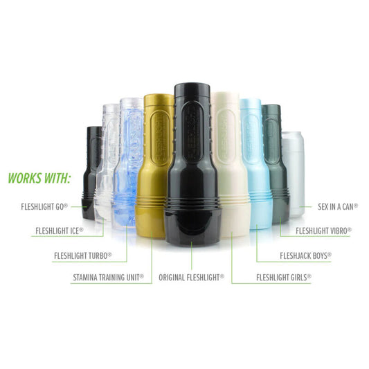 Fleshlight Girls Vagina Stoya Destroya con Universal Launch y lubricante Aqua Quality 50 ml, producto para uso íntimo.