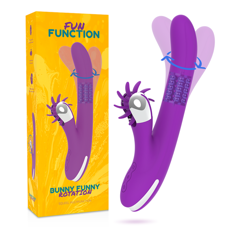 Muñeco Bunny Funny Rotation 2.0 de FUN FUNCTION, figura de peluche con diseño divertido y colorido.