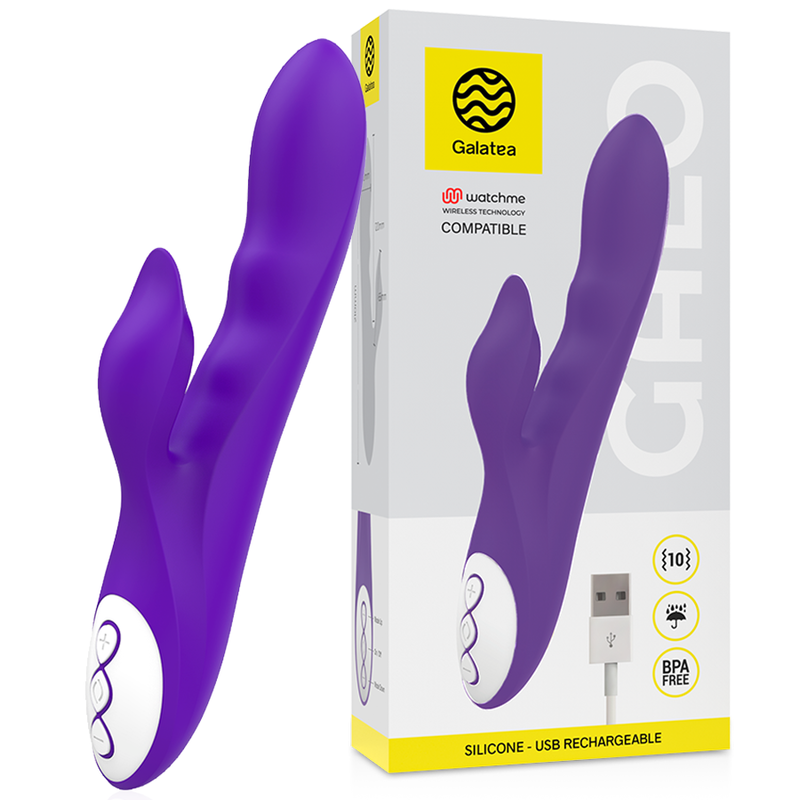 GALATEA - GAL VIBRADOR LILA COMPATIBLE AMB WATCHME WIRELESS TECHNOLOGY