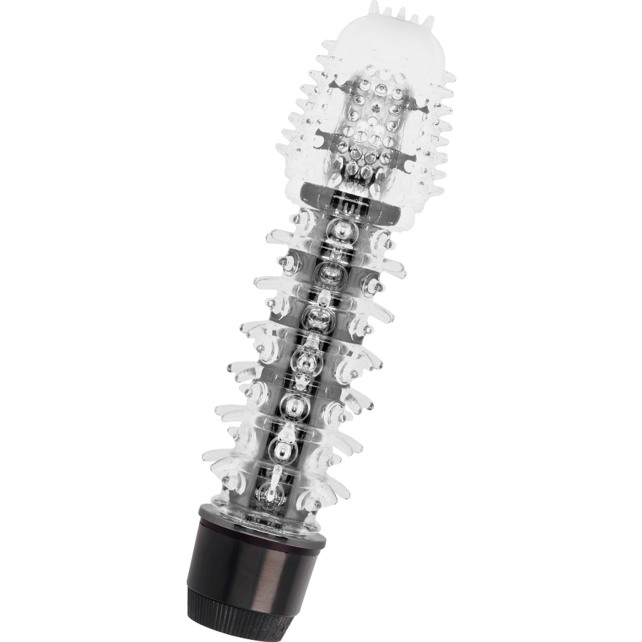 Vibrador negro GLOSSY Axel con acabado brillante, diseñado para placer y estimulación personal.