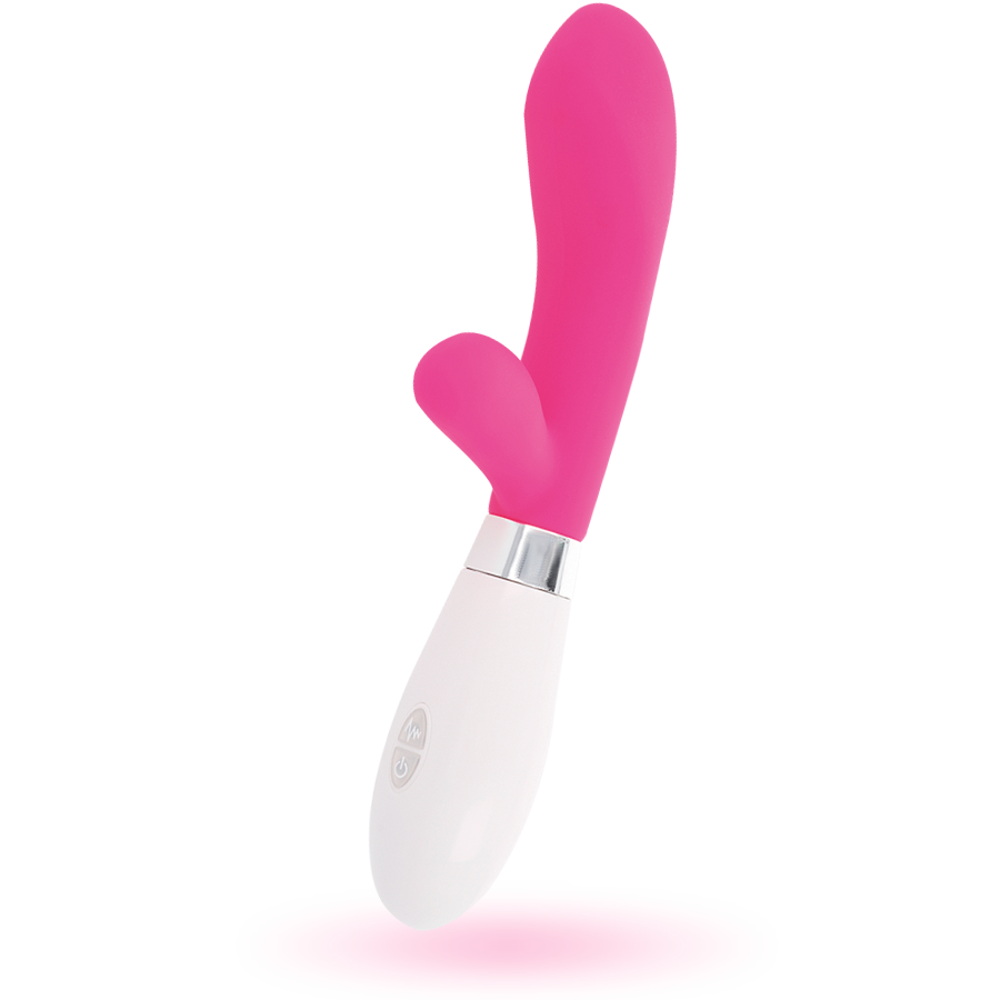 Conejito rosa de peluche GLOSSY Jackson Rabbit, acabado brillante y suave, para colección o como regalo.