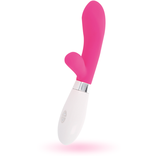 Conejito rosa de peluche GLOSSY Jackson Rabbit, acabado brillante y suave, para colección o como regalo.