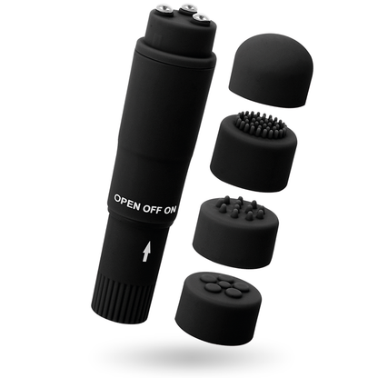GLOSSY - POCKET KURT BLACK MASSAGER