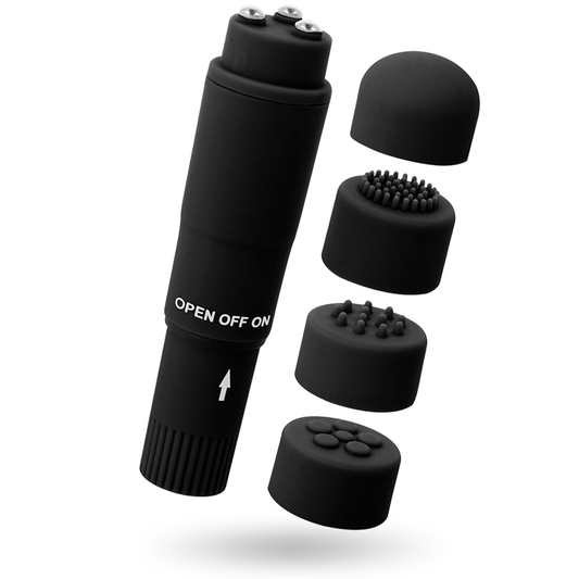 GLOSSY - POCKET KURT BLACK MASSAGER