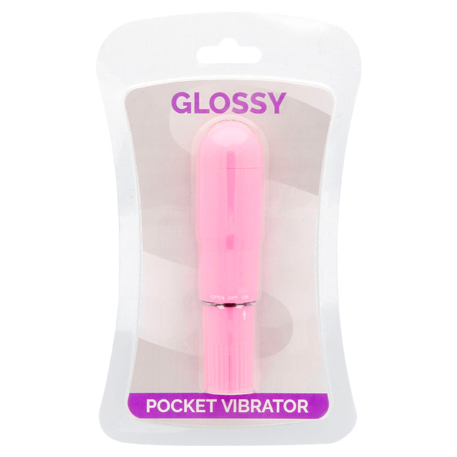 GLOSSY - POCKET VIBRADOR ROSA INTENS