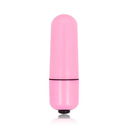 Vibrador pequeño rosa intenso de la marca GLOSSY, con acabado brillante y diseño compacto para placer personal.