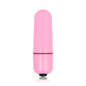 Vibrador pequeño rosa intenso de la marca GLOSSY, con acabado brillante y diseño compacto para placer personal.